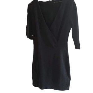 Zara Basic Black Dress Size Medium